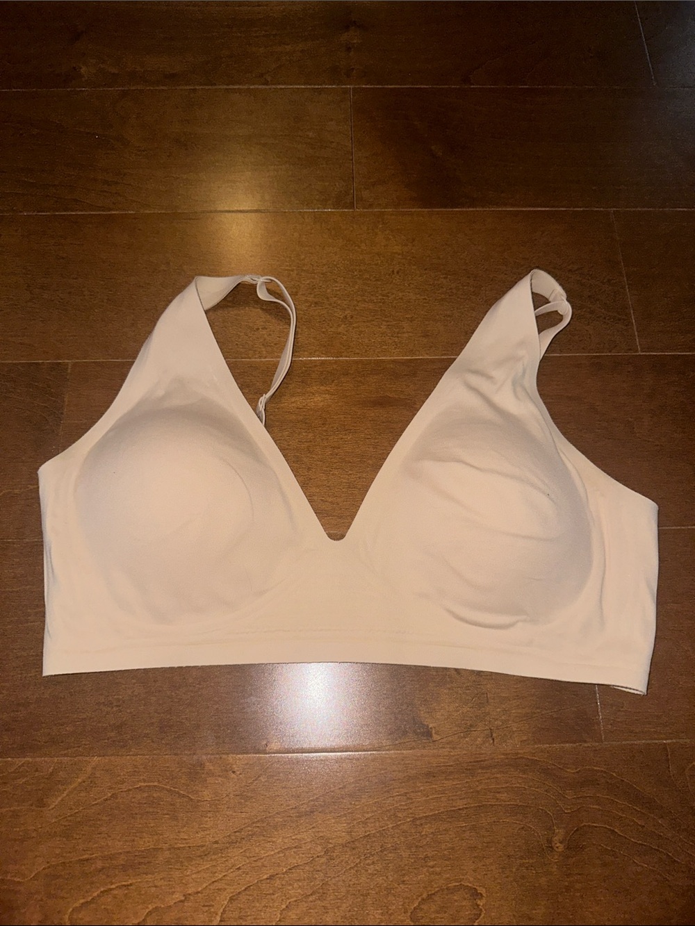 Splendid Seamless Light Beige Wireless Bra Large